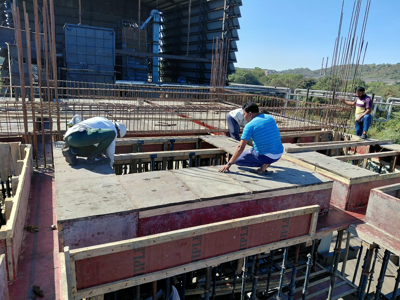 Civil construction work illustration